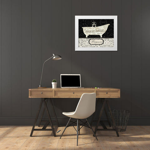 French Lace II White Modern Wood Framed Art Print by Pela Studio