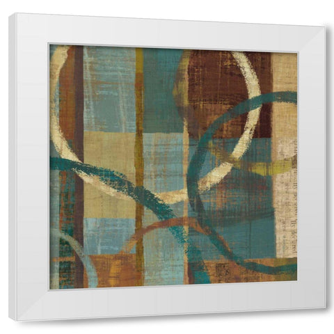 Tranquility II White Modern Wood Framed Art Print by Mullan, Michael