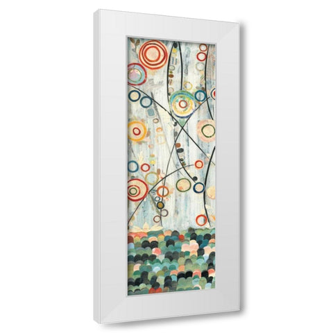 Blooming Meadow III White Modern Wood Framed Art Print by Boggs, Candra