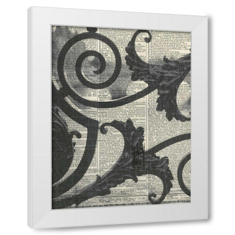 Architectural Paris II White Modern Wood Framed Art Print by Olivier, Marc