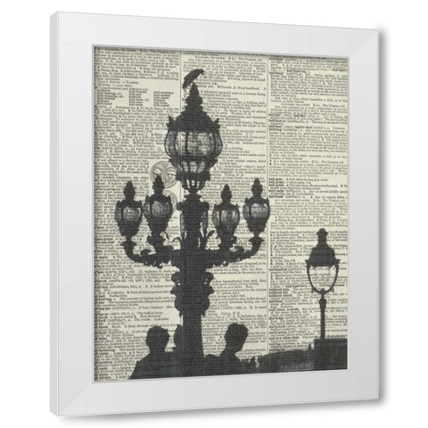 Architectural Paris III White Modern Wood Framed Art Print by Olivier, Marc