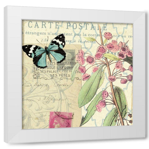 Memories II White Modern Wood Framed Art Print by Pelletier, Alain