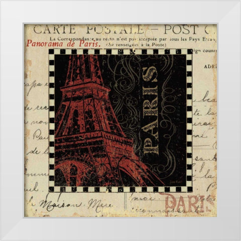 La Tour I White Modern Wood Framed Art Print by Audit, Lisa