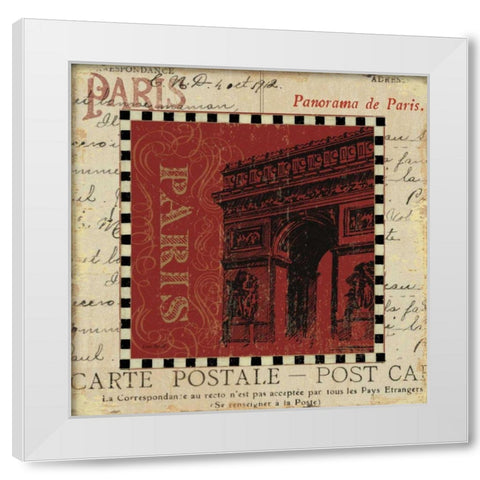 La Tour II White Modern Wood Framed Art Print by Audit, Lisa