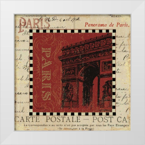 La Tour II White Modern Wood Framed Art Print by Audit, Lisa