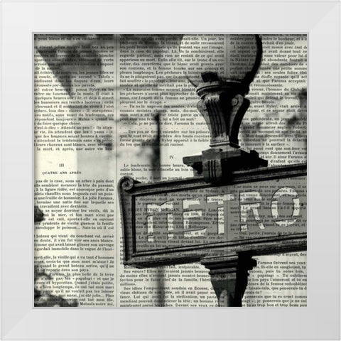 Metro I Crop White Modern Wood Framed Art Print by Olivier, Marc