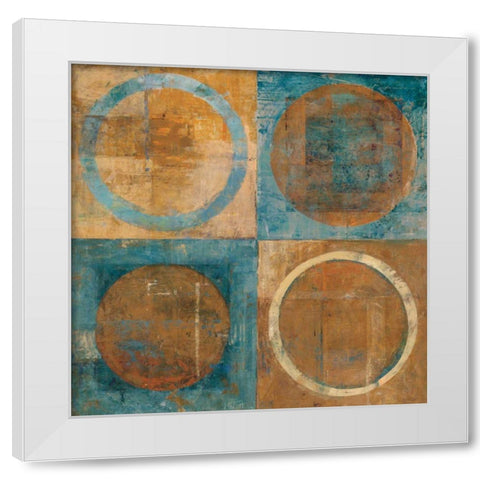 Renew White Modern Wood Framed Art Print by Schick, Mike