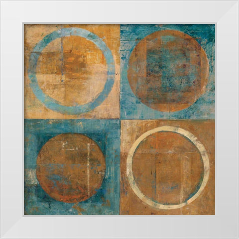 Renew White Modern Wood Framed Art Print by Schick, Mike
