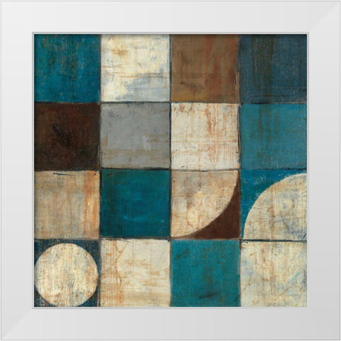 Tango Detail I White Modern Wood Framed Art Print by Schick, Mike