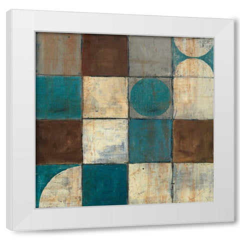 Tango Detail II White Modern Wood Framed Art Print by Schick, Mike