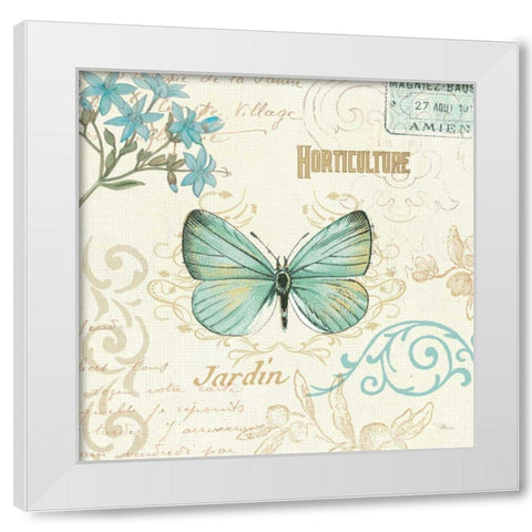 Natural Elegance II White Modern Wood Framed Art Print by Pela Studio