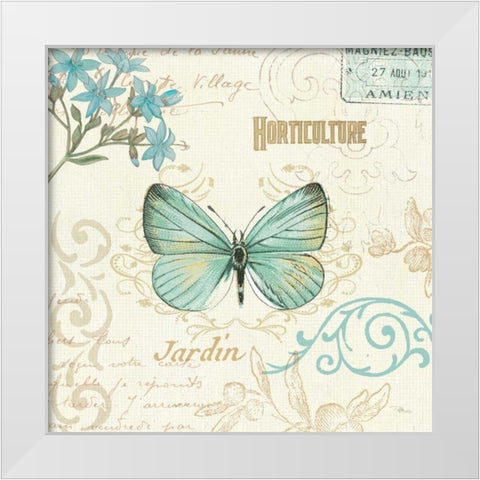 Natural Elegance II White Modern Wood Framed Art Print by Pela Studio