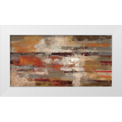 Painted Desert White Modern Wood Framed Art Print by Vassileva, Silvia