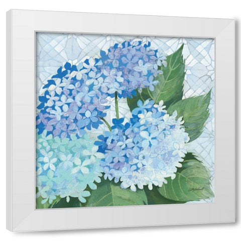 Decorative Hydrangea II White Modern Wood Framed Art Print by Lovell, Kathrine