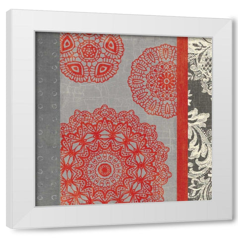 Contemporary Lace II White Modern Wood Framed Art Print by Hershey, Moira