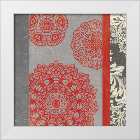 Contemporary Lace II White Modern Wood Framed Art Print by Hershey, Moira