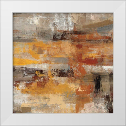 Mojave Road Crop White Modern Wood Framed Art Print by Vassileva, Silvia