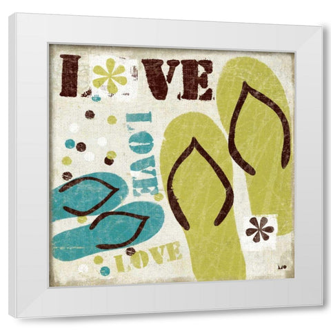 60s Revival IV White Modern Wood Framed Art Print by Mullan, Michael