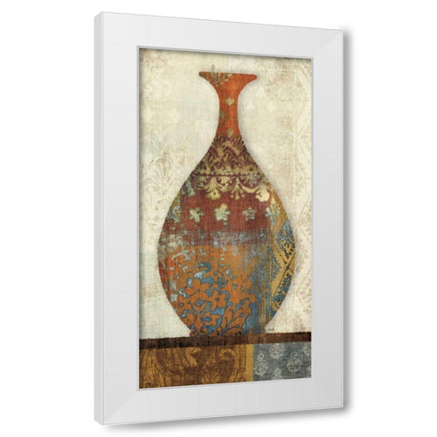 Indian Vessels II White Modern Wood Framed Art Print by Hershey, Moira