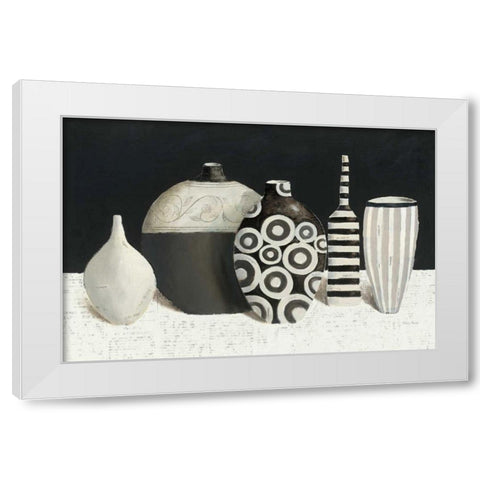 Objet d Art White Modern Wood Framed Art Print by Adams, Emily