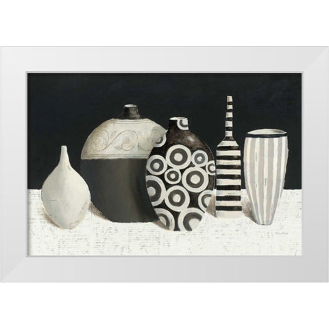 Objet d Art White Modern Wood Framed Art Print by Adams, Emily