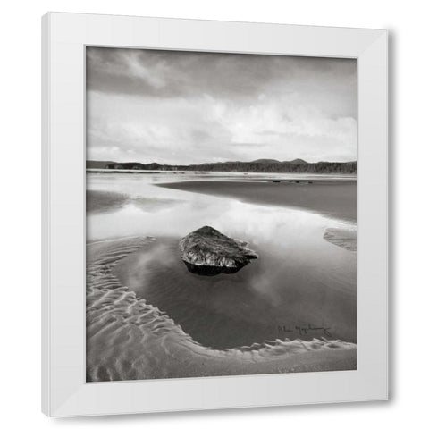 Shi Shi Beach - Low Tide I White Modern Wood Framed Art Print by Audit, Lisa