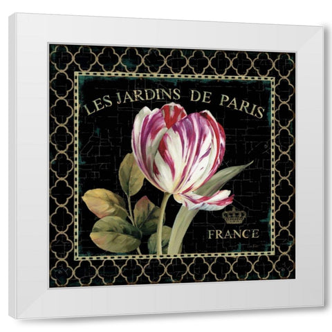 Garden View VI White Modern Wood Framed Art Print by Audit, Lisa