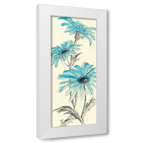 Daisy Dreams I White Modern Wood Framed Art Print by Paschke, Chris