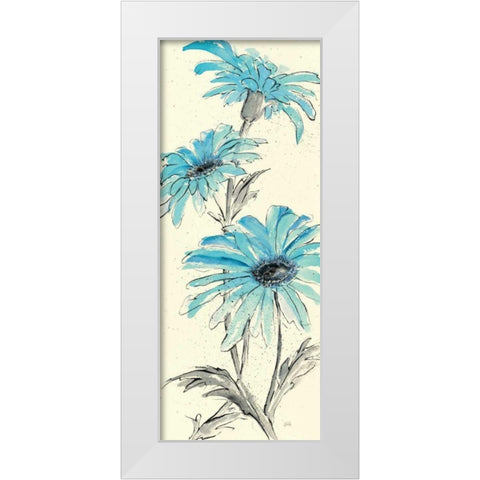 Daisy Dreams I White Modern Wood Framed Art Print by Paschke, Chris