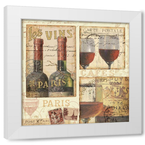 French Cellar I White Modern Wood Framed Art Print by Pela