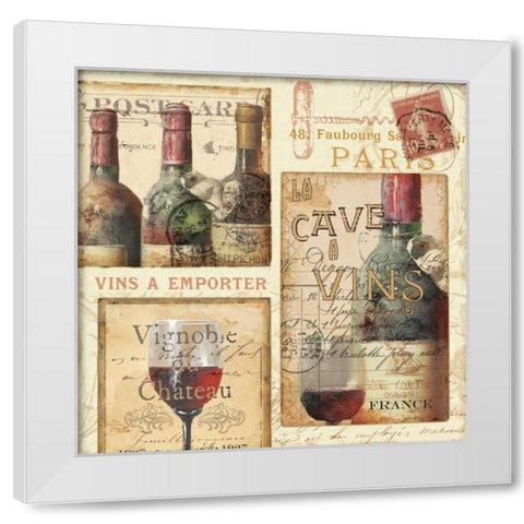 French Cellar II White Modern Wood Framed Art Print by Pela