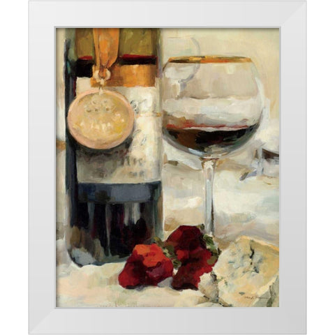 Award Winning Wine II White Modern Wood Framed Art Print by Hageman, Marilyn