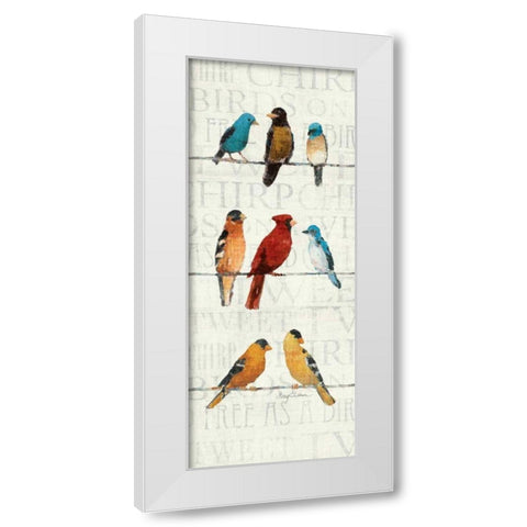 The Usual Suspects Panel II White Modern Wood Framed Art Print by Tillmon, Avery