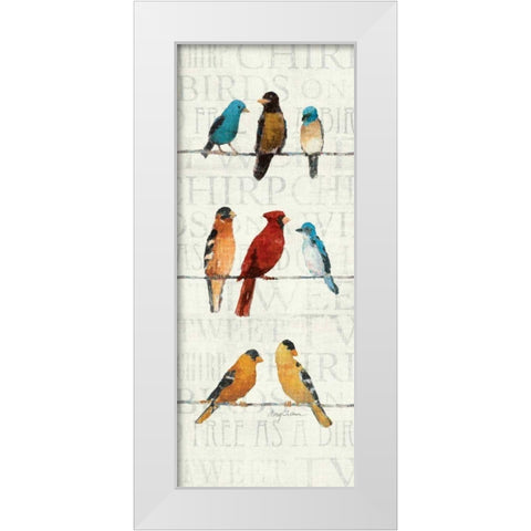 The Usual Suspects Panel II White Modern Wood Framed Art Print by Tillmon, Avery
