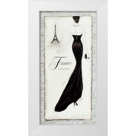 Elegance I White Modern Wood Framed Art Print by Adams, Emily