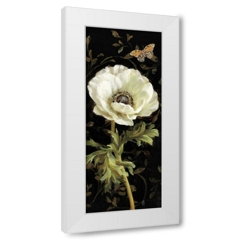 Jardin Paris Florals I White Modern Wood Framed Art Print by Nai, Danhui