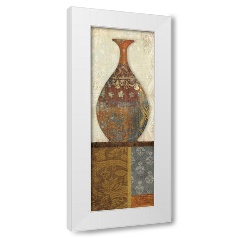 Indian Vessels II White Modern Wood Framed Art Print by Hershey, Moira