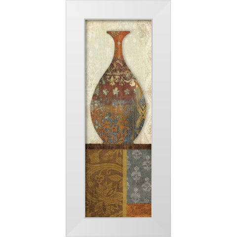 Indian Vessels II White Modern Wood Framed Art Print by Hershey, Moira