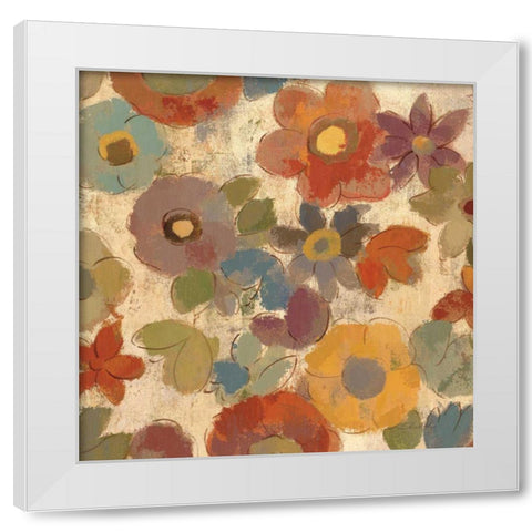 Hazel Eyes II White Modern Wood Framed Art Print by Vassileva, Silvia