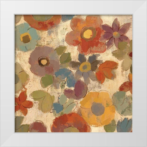 Hazel Eyes II White Modern Wood Framed Art Print by Vassileva, Silvia