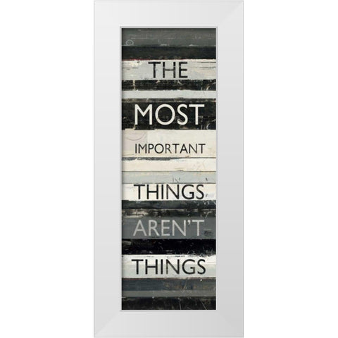 Zephyr Quote II White Modern Wood Framed Art Print by Schick, Mike