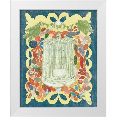 Im Home I White Modern Wood Framed Art Print by Boggs, Candra