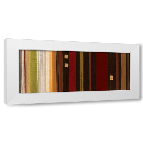 Woven Memories Panel II White Modern Wood Framed Art Print by Wild Apple Portfolio