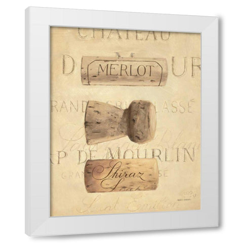 Chateau Nouveau Element V White Modern Wood Framed Art Print by Fabiano, Marco