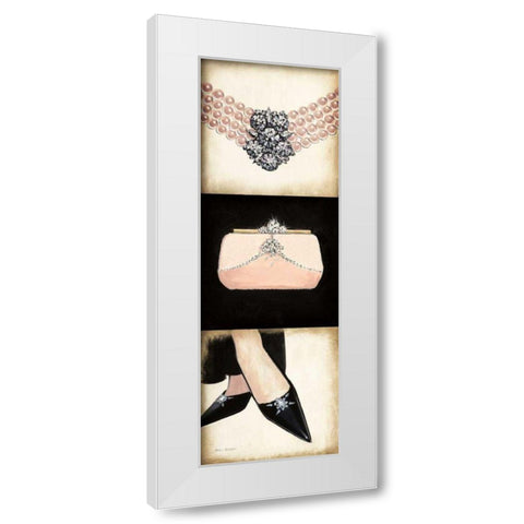 Fifth and Madison I White Modern Wood Framed Art Print by Fabiano, Marco