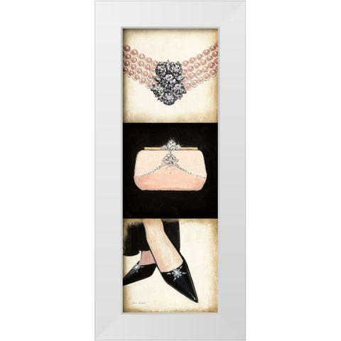 Fifth and Madison I White Modern Wood Framed Art Print by Fabiano, Marco