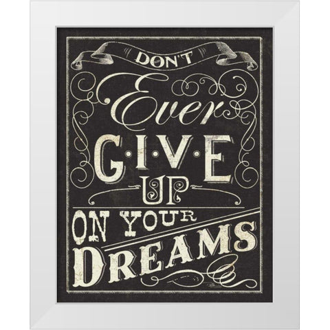 Life and Dreams I White Modern Wood Framed Art Print by Pela Studio