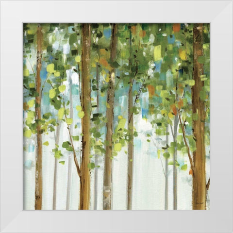 Forest Study II White Modern Wood Framed Art Print by Audit, Lisa