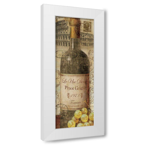 European Wines I White Modern Wood Framed Art Print by Charron, Veronique