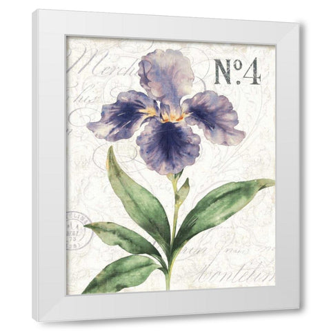 Bloom II White Modern Wood Framed Art Print by Wild Apple Portfolio